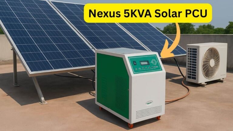 Nexus 5KVA Solar PCU details