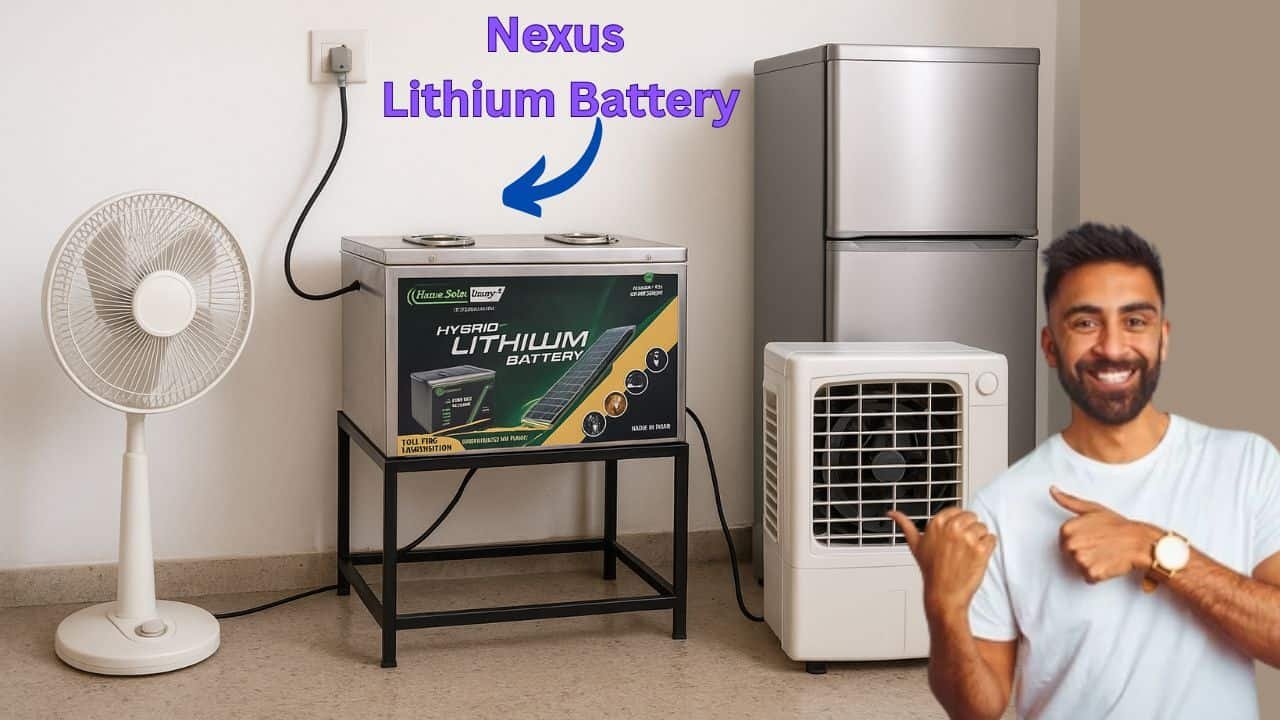 Nexus 100Ah Lithium Battery with 10 year lifespan
